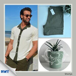 Shorty's - Men's Chino Short - Green (M)